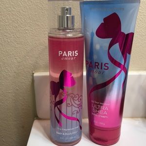 Body spray and body cream